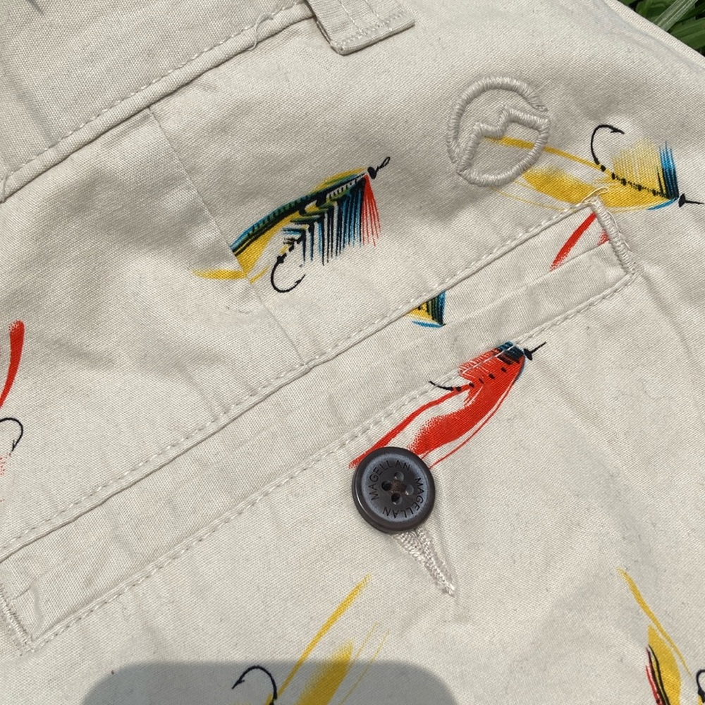 Colorful Fish Print Shorts - Picture 4 of 8
